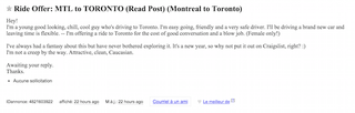 Illustration for article titled "Cool Guy" on Craigslist Offers Free Ride in Exchange for a Blow Job